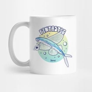 Fintastic flying fish pun Mug